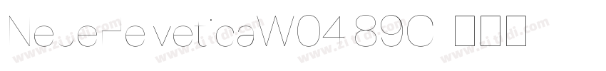 NeueHelveticaW04 89C字体转换